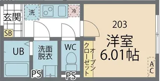 カインドネス本厚木East【2階】の間取り