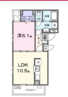 ベルリッチII【3階】の間取り