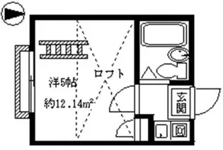 ライフピアシルビア【2階】の間取り