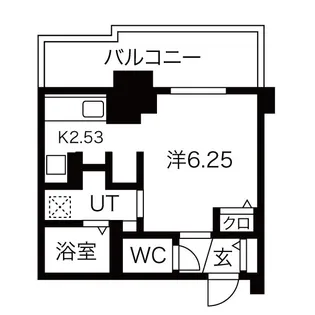 パシフィックタワー札幌【17階】の間取り