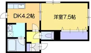クリオ江別【2階】の間取り