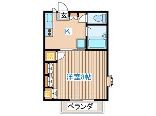 レインボー・パル【1階】の間取り