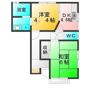 みゆき荘【1階】の間取り
