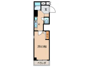 クオーレ京都【5階】の間取り