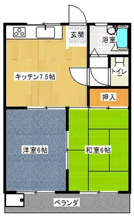 シャイニングヒル【2階】の間取り