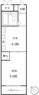 オークビル【4階】の間取り