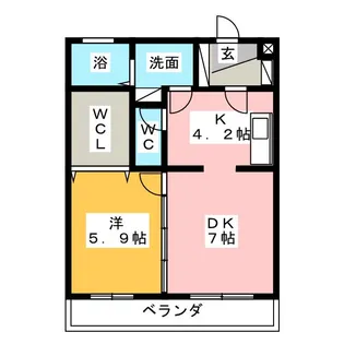 VALENTINE【2階】の間取り