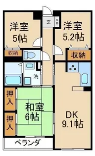 ガーデンスタイル光善寺【2階】の間取り