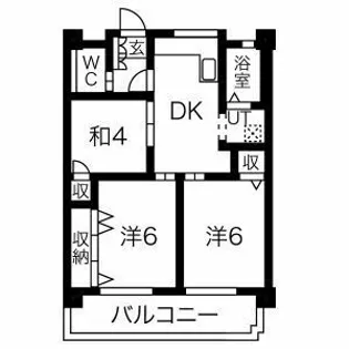 金城ビル【4階】の間取り