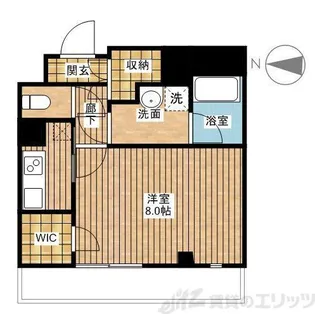 ラ カステル メウ【7階】の間取り