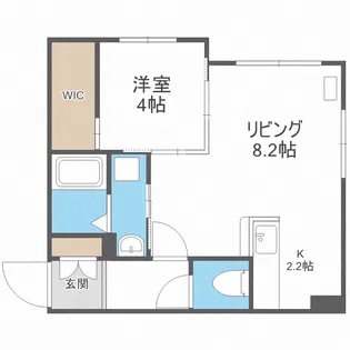 リヒトラーレ円山【2階】の間取り