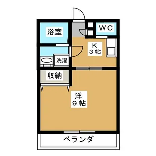 サルバス高松【1階】の間取り