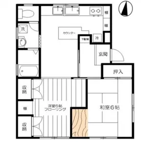 コンフォート芝【4階】の間取り