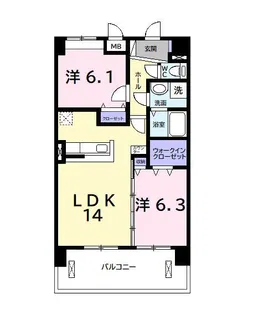 エクセレント・T【2階】の間取り