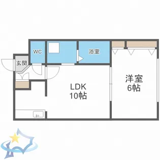 ラ・ルーチェ山鼻【3階】の間取り