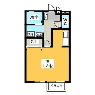 クレール花園【2階】の間取り