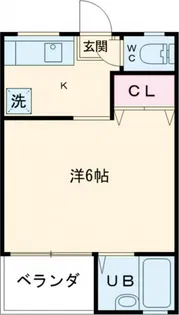 コーポ上石神井【1階】の間取り