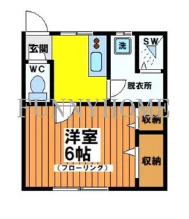 東田荘B棟【2階】の間取り
