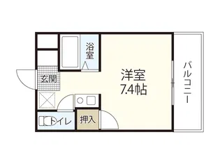 ウィンディア海老園【7階】の間取り