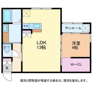 グランクリュ小新【1階】の間取り