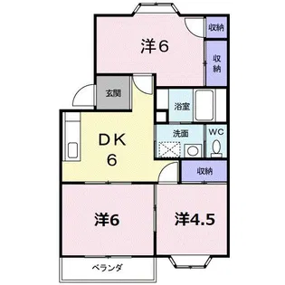 プラドール新庄【2階】の間取り