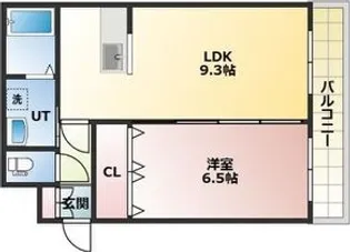 ラ・ポルト【1階】の間取り