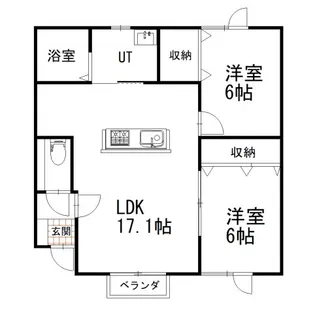 Majesty Garden【2階】の間取り