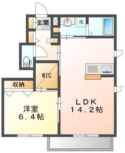 アクア【1階】の間取り