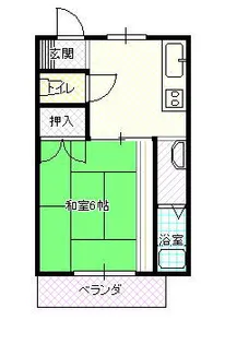 岡山県倉敷市児島駅前4【アパート】の間取り