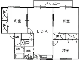 パークヒルズ根城【2階】の間取り