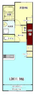 メゾンボナール【2階】の間取り