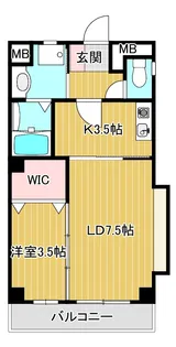 プランシェル【3階】の間取り
