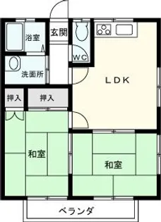 ファミールシブヤ【2階】の間取り