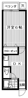 メゾンタキガワ【1階】の間取り