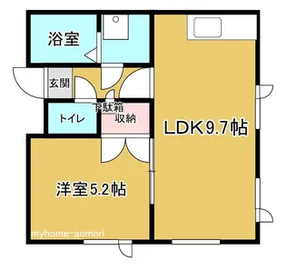 カーサマローネ【1階】の間取り