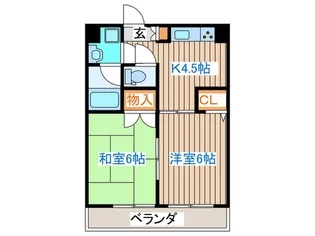 イーグルI番館【1階】の間取り