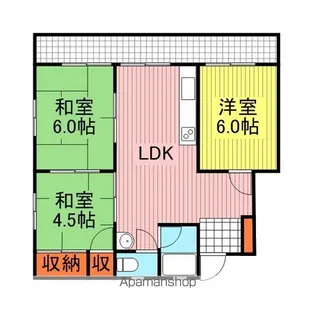豊マンション【3階】の間取り
