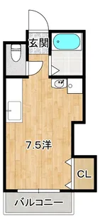 第五前田荘【3階】の間取り