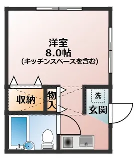 メゾン大野【1階】の間取り