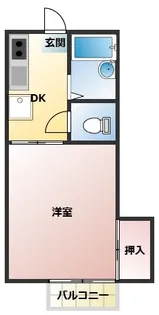 パークハイツ青戸【1階】の間取り