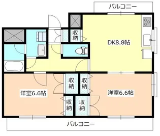 アビタシオンソレイユ【3階】の間取り