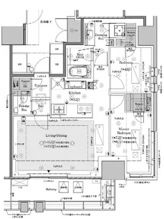 プラウドタワー渋谷【11階】の間取り