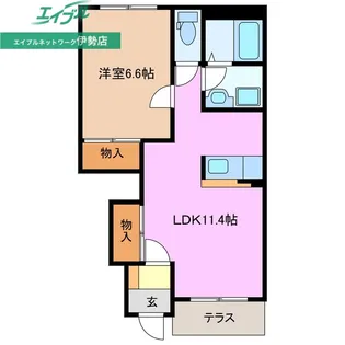 メゾン・ソレイユ【1階】の間取り