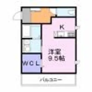 グランドハイム姫路【1階】の間取り