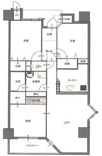 リッチde鳴門II【3階】の間取り