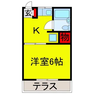 メゾン寿【1階】の間取り