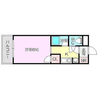 パールハイツ【4階】の間取り