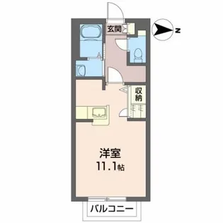グリーンヒルズ旭ヶ丘【2階】の間取り