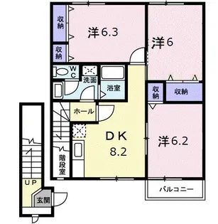 パールライト【2階】の間取り