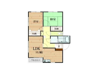 SAIWAI701ビル【3階】の間取り